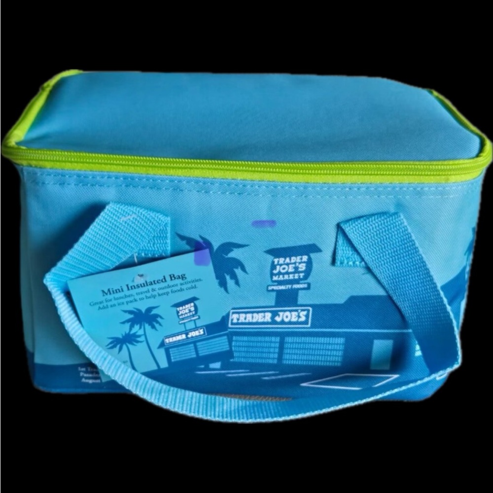 Trader Joe's Blue Insulated Bag